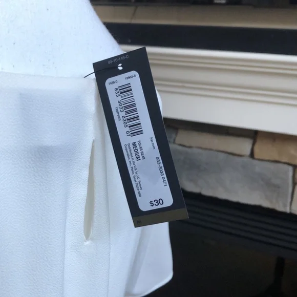 NWT Worthington cream short sleeve blouse size medium - Picture 5 of 5